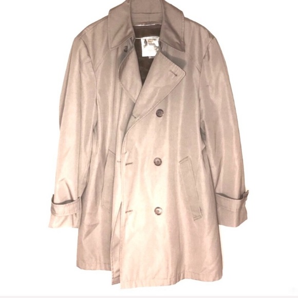 London Fog tan trench coat 40R - Picture 1 of 6